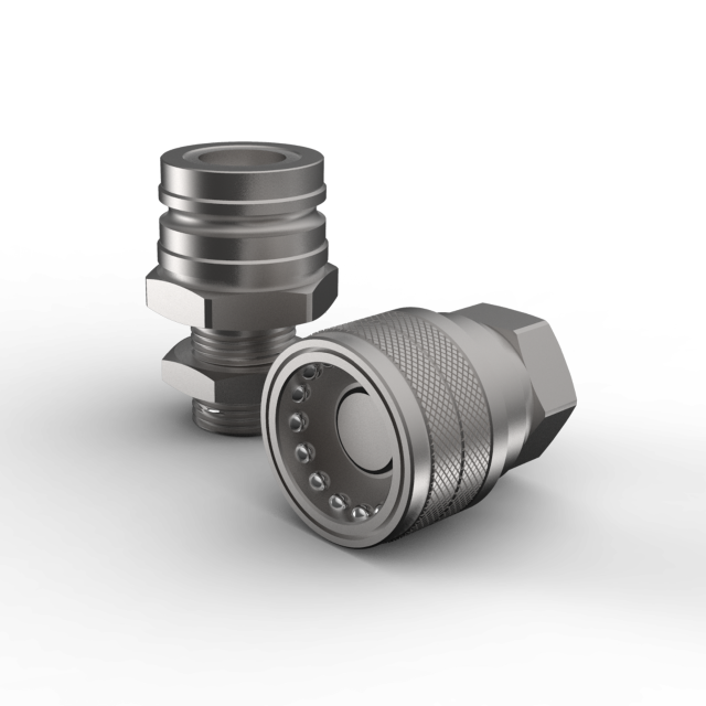 Braking circuit valve couplings