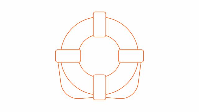 Hjælpecenter redningskrans