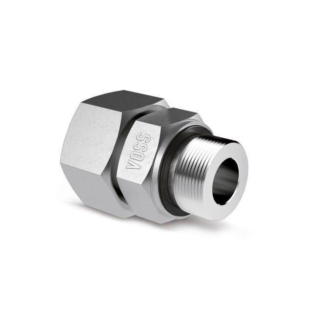 Connector Swivel female - Male with PEFLEX seal - L series - BSP 