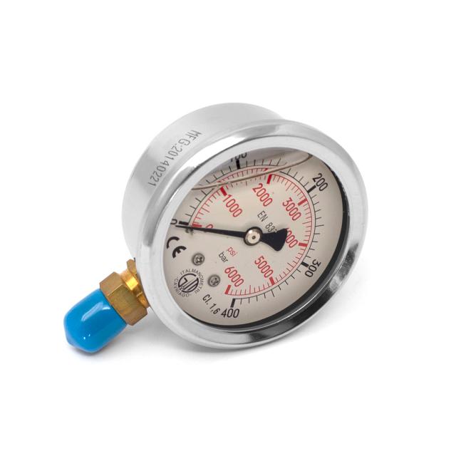 Manometer Ø63 0-400 bar stand.