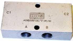 Pilot Operated Checkvalve, Single, 1/4″