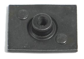 Weld plate for twin tube clamp 