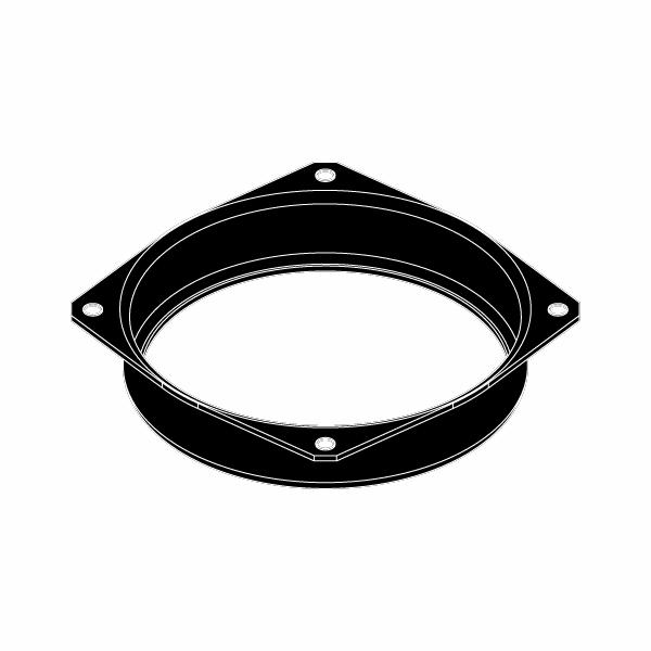 Welding flange for tank