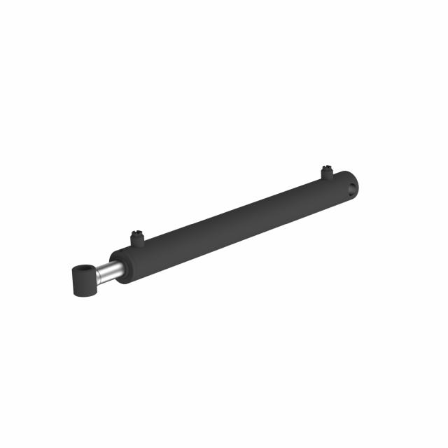 Dobbeltvirkende hydraulikcylinder 100/50 fastøje 
