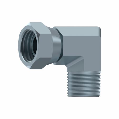 Elbow BSPT Male - BSP Swivel female