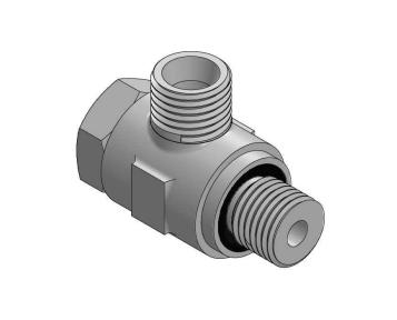 Elbow Banjo  with seal ring and O-ring - AISI 316L