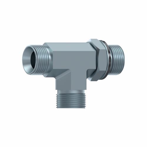 Adjustable Run Tee BSP Male - BSP Male adjustable - BSP Male