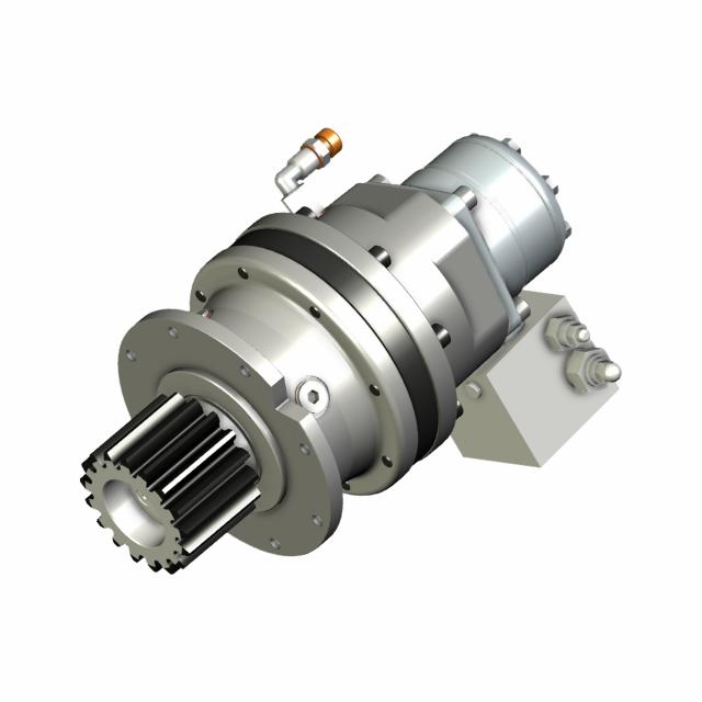 Planetary gear w/brake 160cc, M5Z17