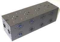 NG06 Subplate for 4 valves