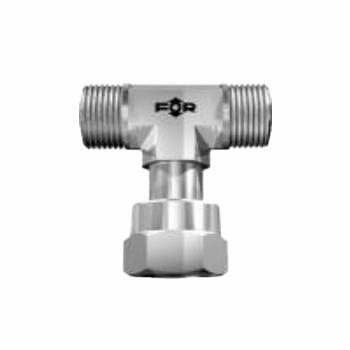 Swivel Branch Tee ORFS Male - ORFS Swivel female - ORFS Male