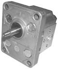 HPLMA Gr.1 3.73 cm³ Gear pump integrated support European D50,8, Ø18mm cylindrical