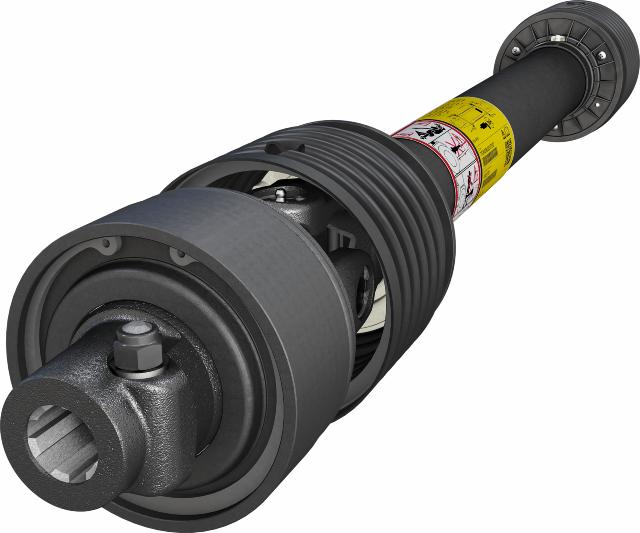 G7 Standard PTO Shaft 1010mm - 1 3/8 Z6 Yoke Push-pin x 1 3/8 Z6 LR23 SX - Automatic torque limiter (CCW) Taper pin