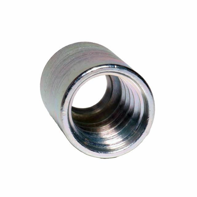 No-skive ferrule for 1SC wirebraid hose