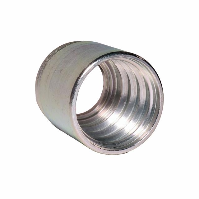 No-skive ferrule for wire spiral hose