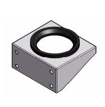 Clamps f/accumulator Ø223 mm