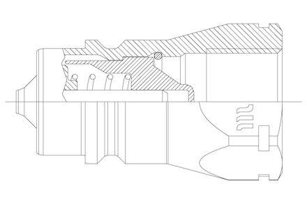 Lynkobling MQS-A ISO A -  Han Lynkobling - BSP Hun