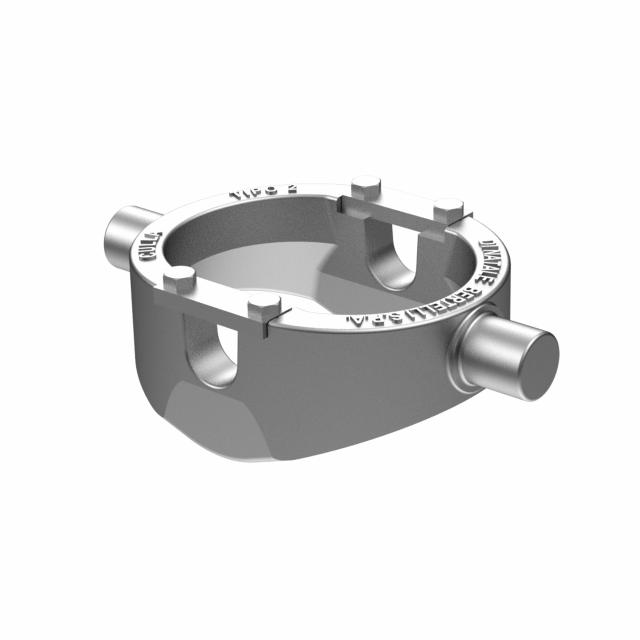 Vugge til teleskopcylinder Ø170 mm