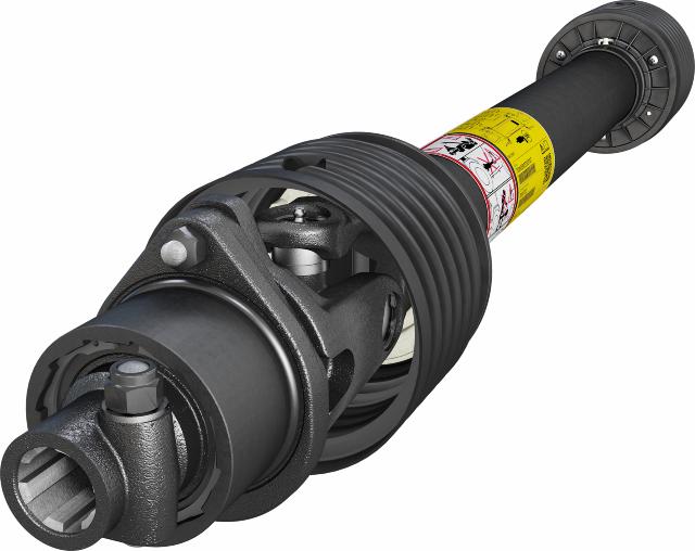 G5 Standard PTO Shaft 860mm - 1 3/8 Z6 Yoke Push-pin x 1 3/8 Z6 RA1 DX - Overrunning clutch (CW) Push-pin