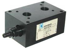 Block w/pressure relief valve