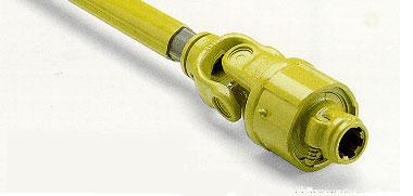 B1 Standard PTO Shaft 510mm - 1 3/8 Z6 Yoke Ball collar x 1 3/8 Z6 LW1 - Ratchet torque limiter (symmetrical) Ball collar