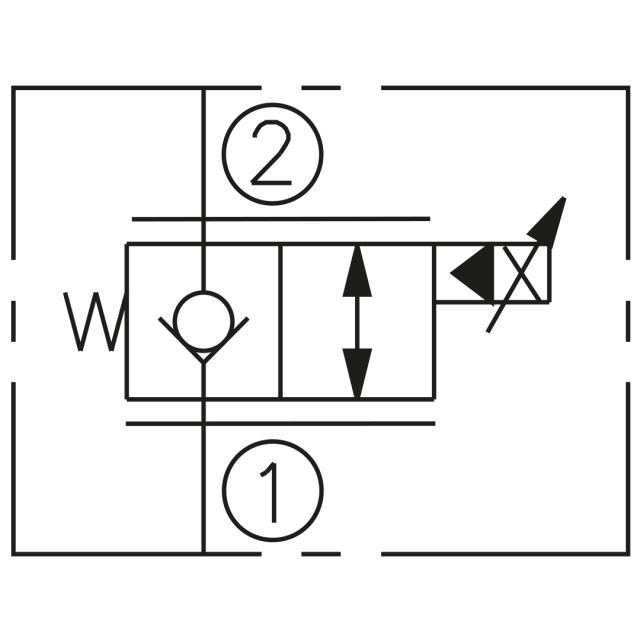 08 Prop. patronventil NC, 30 Ltr