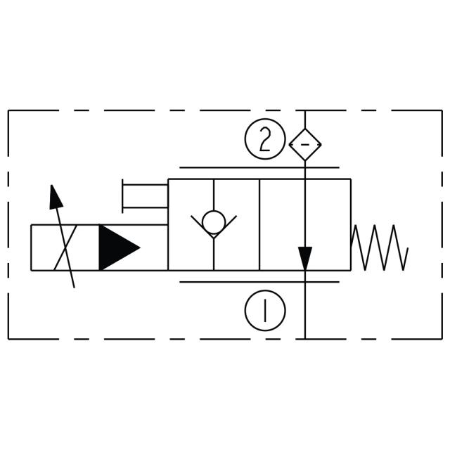 12 Prop. patronventil NO, 80 Ltr