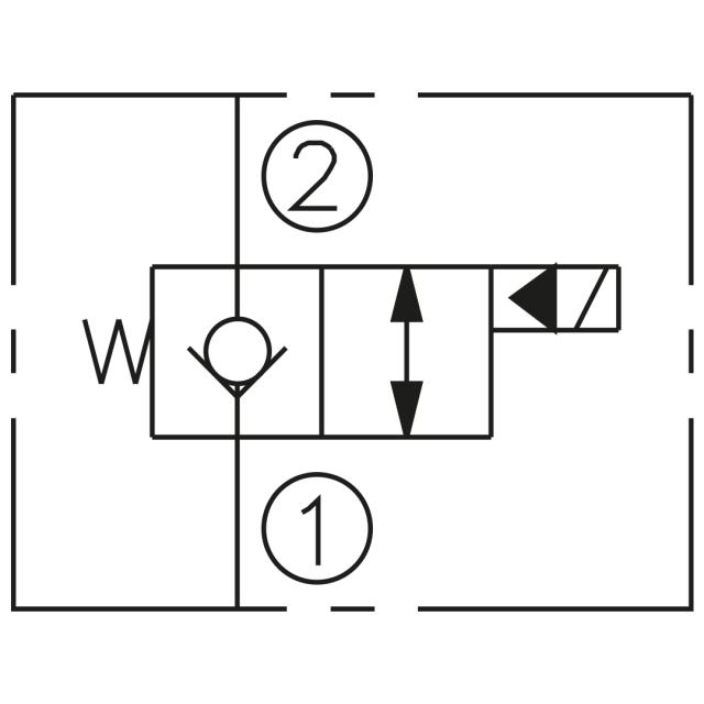 08 Cartridge valve NC, 23 Ltr