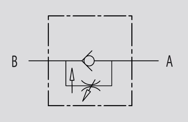 Throttle in-line valves 1/4″ press. comp.