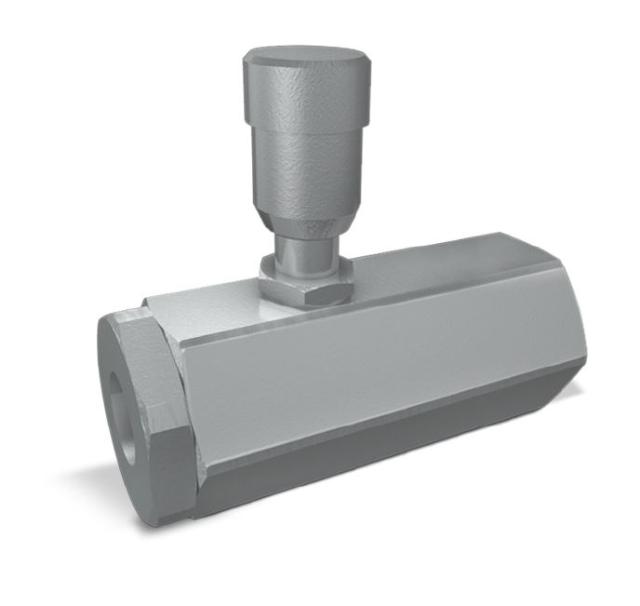 Throttle in-line valves 1/4″ press. comp.