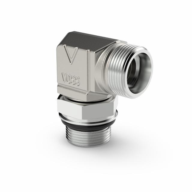 Adjustable locknut Elbow with PEFLEX sealing ring