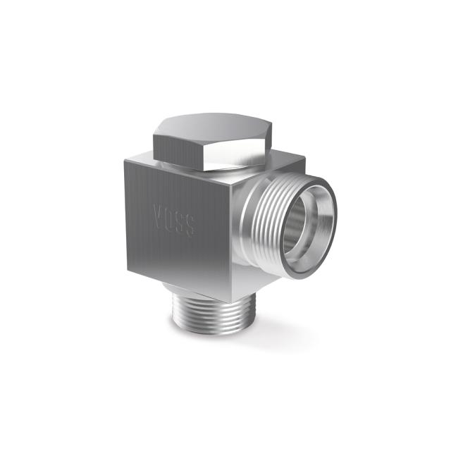 Elbow Banjo with O-ring, high pressure - L series - BSP 