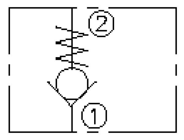 10 Checkvalve cartridge 13,6 bar