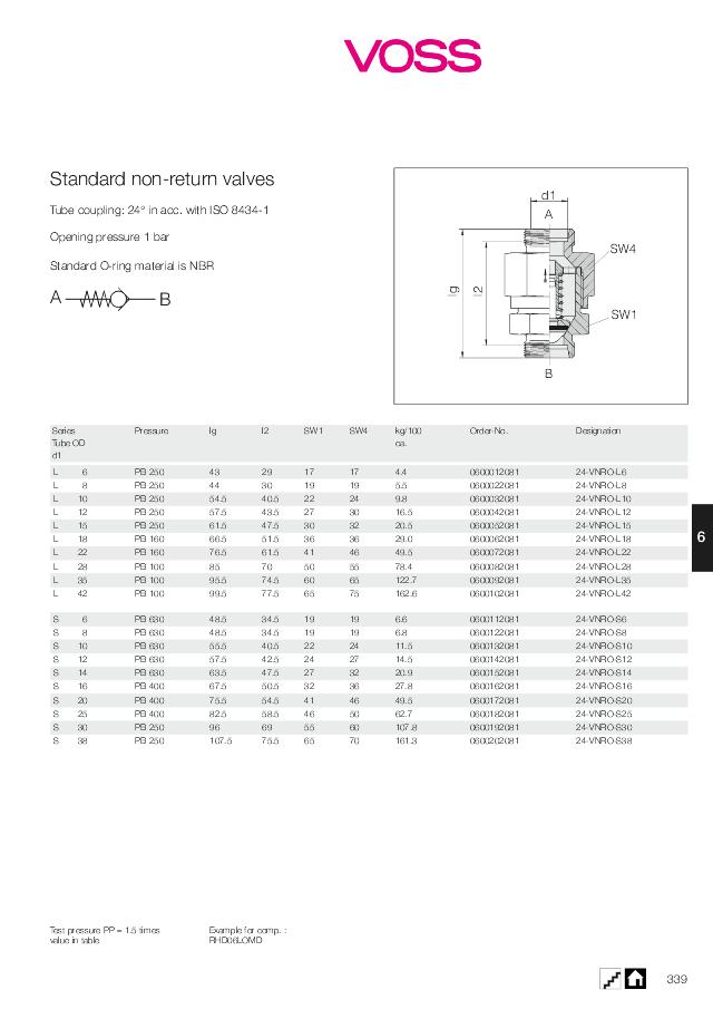 Kontraventil 08L-08L