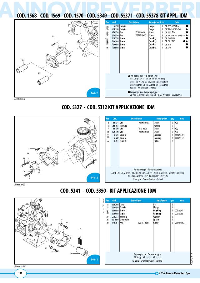 Flange for SAE-A m/Ø 32mm OMS