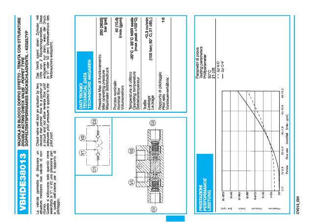 Pilotst. kontraventil, dobbelt, 3/8″