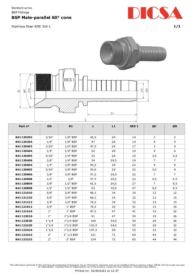 BSP Indstik Han - AISI 316L