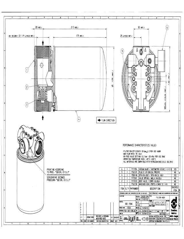 FACA160/1 Sugefilter +50002