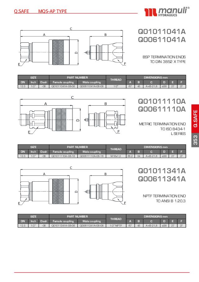 Lynkobling MQS-AP ISO A -  Han Lynkobling - BSP Hun