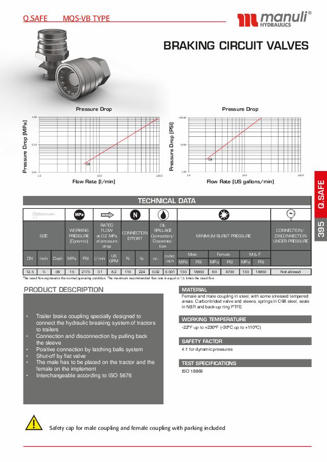 Lynkobling bremse MQS-VB -  Hun Lynkobling - BSP Hun